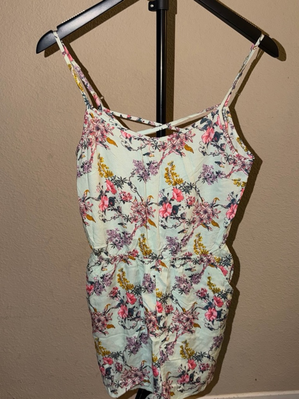 Floral Print Romper